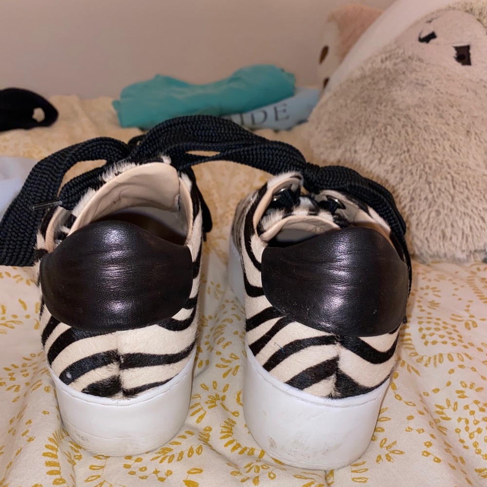 Luca Grossi Zebra Platform Sneakers! View 2